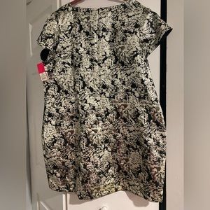 After 5 cocktail dress.  Perfect for holiday parties.  Black, silver and white.